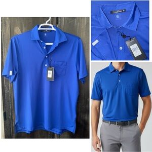 NWT - Ralph Lauren RLX Men's Performance Polo Shirt Royal Blue Medium
